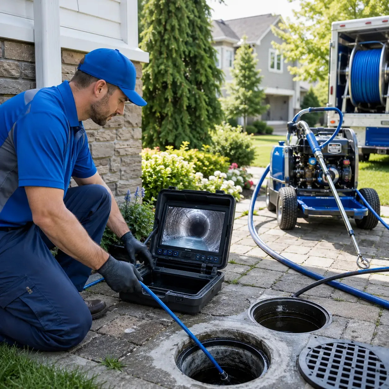 Outdoor drain cleaning professionals serving Algonac, MI