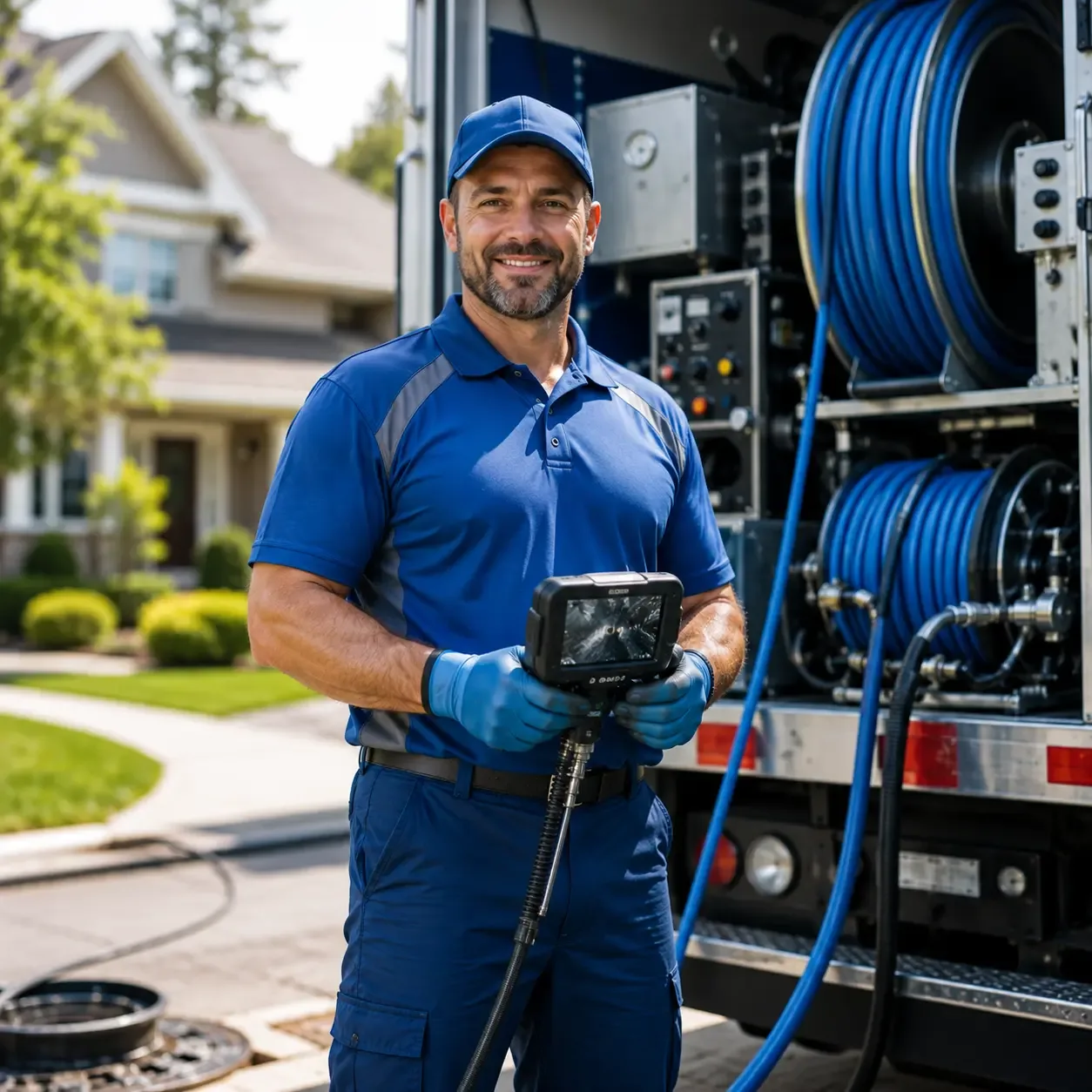 Local outdoor drain cleaning specialists in Algonac, MI